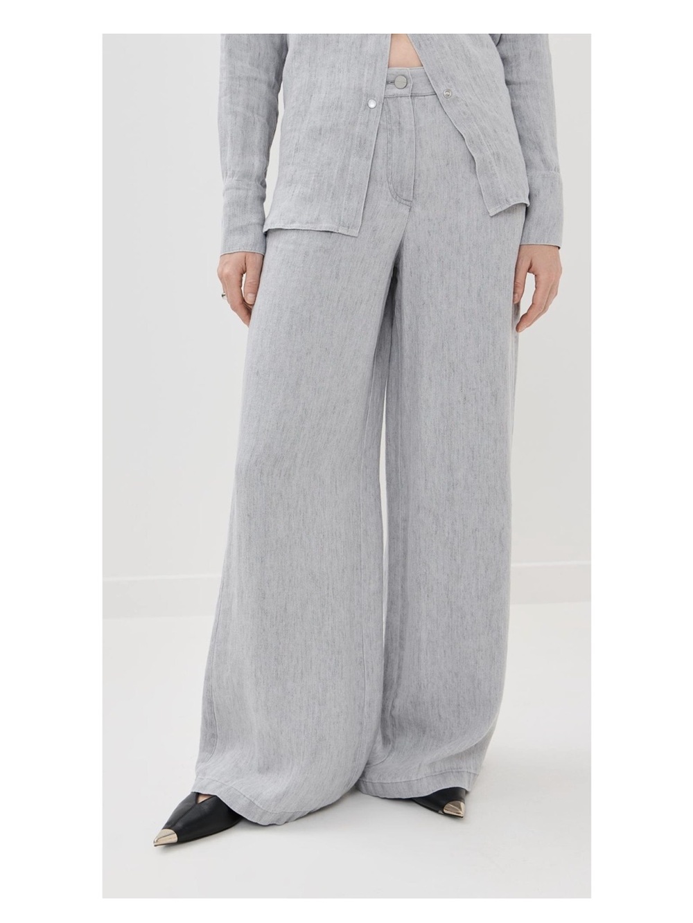 Twp tiny dancer wide leg hemp pants